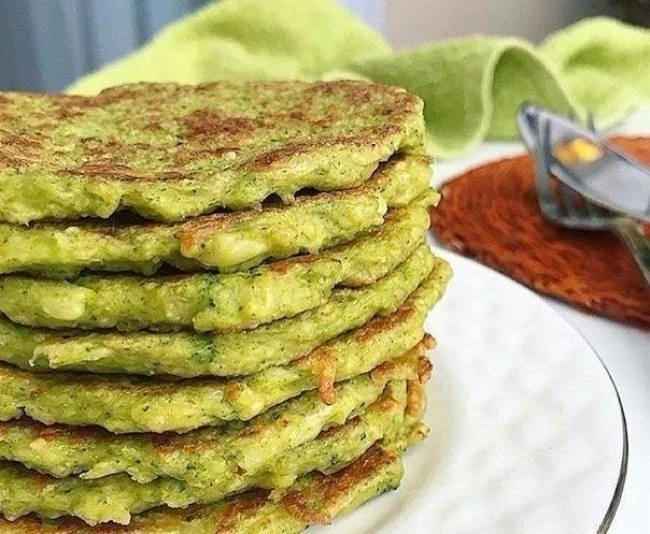 Зелёные оладьи