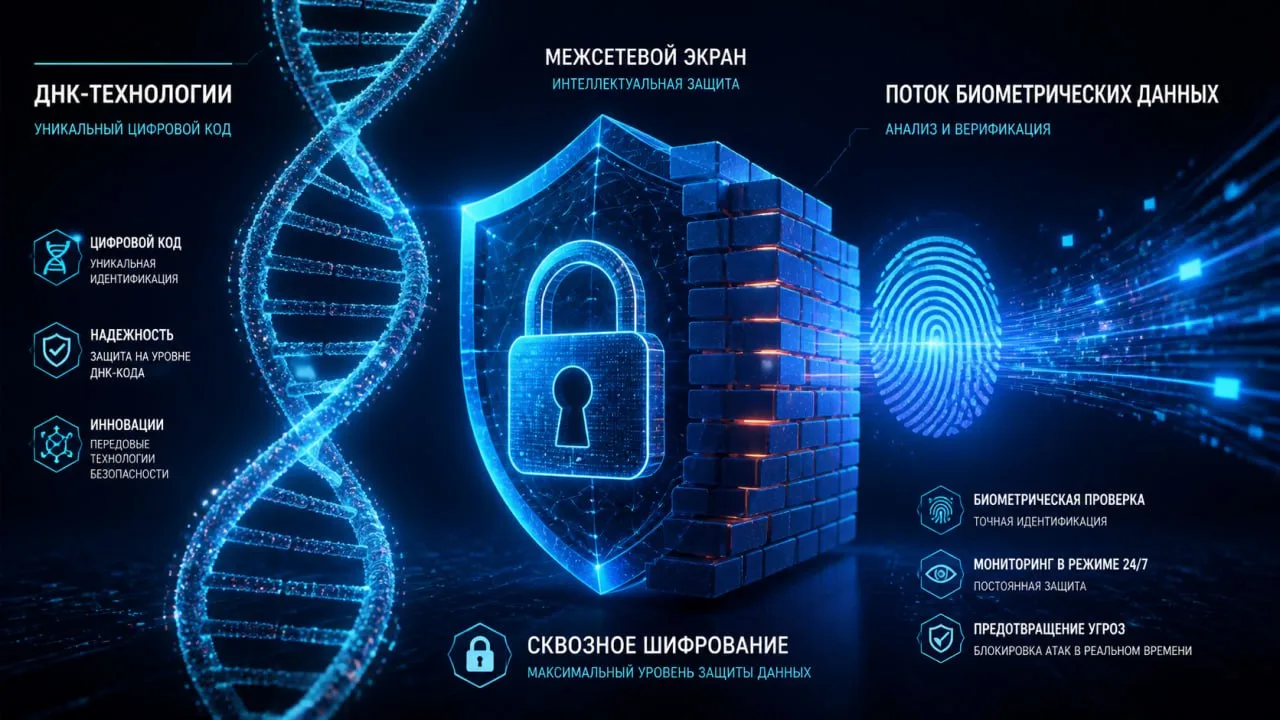 ✅ Кибербезопасность 2026: защита на уровне ДНК