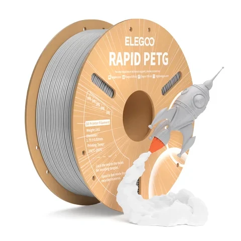Петг, который не липнет и не тянет сопли? 😅 ELEGOO Rapid PETG 1.75 мм — тот случай, ко...