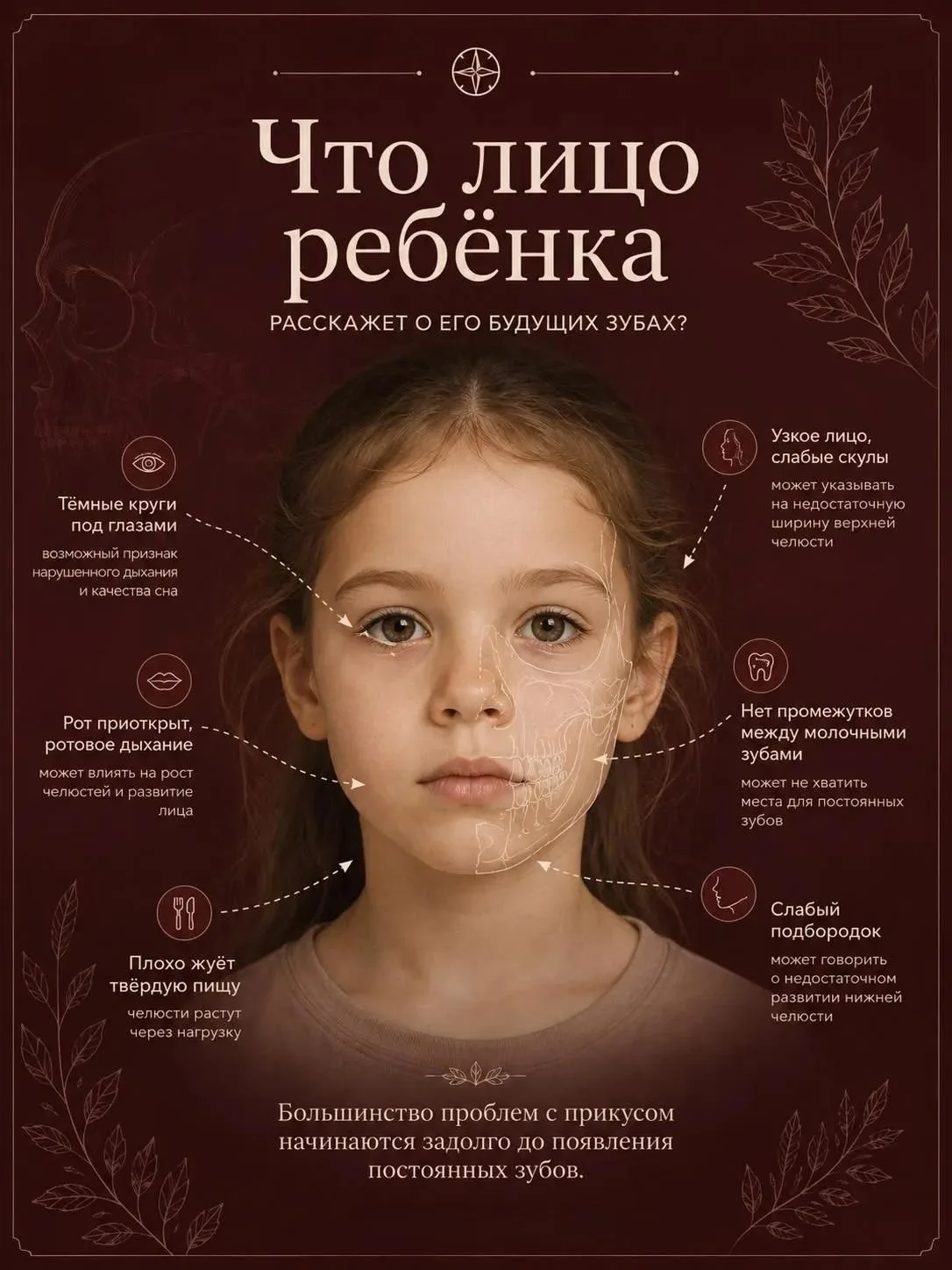 🦷 Что лицо ребёнка РАССКАЖЕТ о его будущих зубах? 👀✨