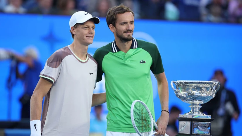 Смотрел на Кинопоиске Матч Синнер — Медведев был на Rome Masters (ATP 1000) 🎾