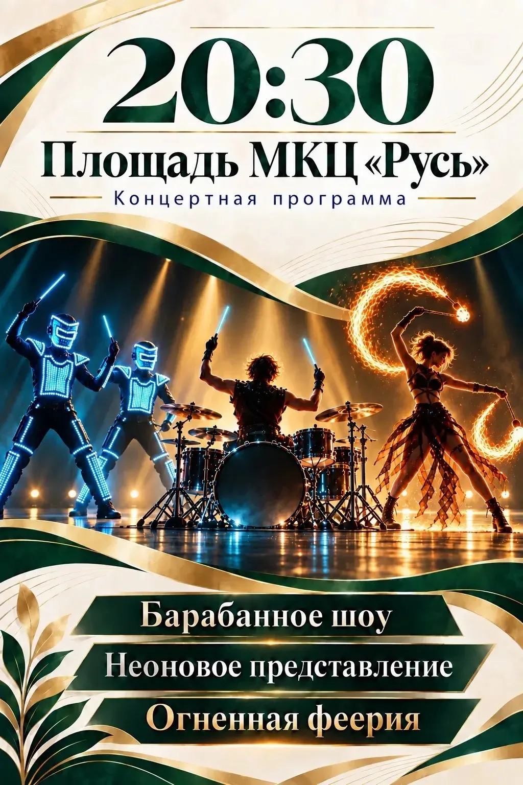 Вечером - концертная программа