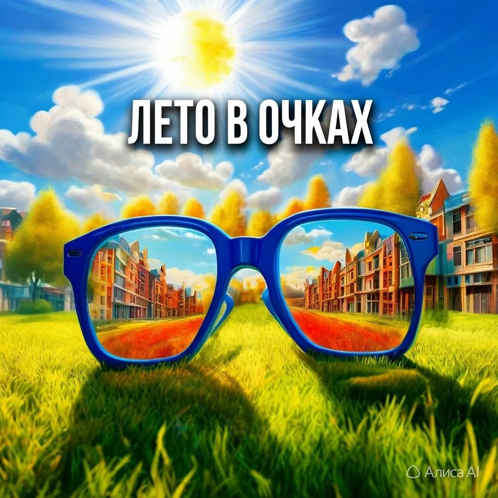 🌞✏Вчера у нас в детском саду был день творчества «Лето в очках» 
Лето солнышком вкатилось, 
Засияло