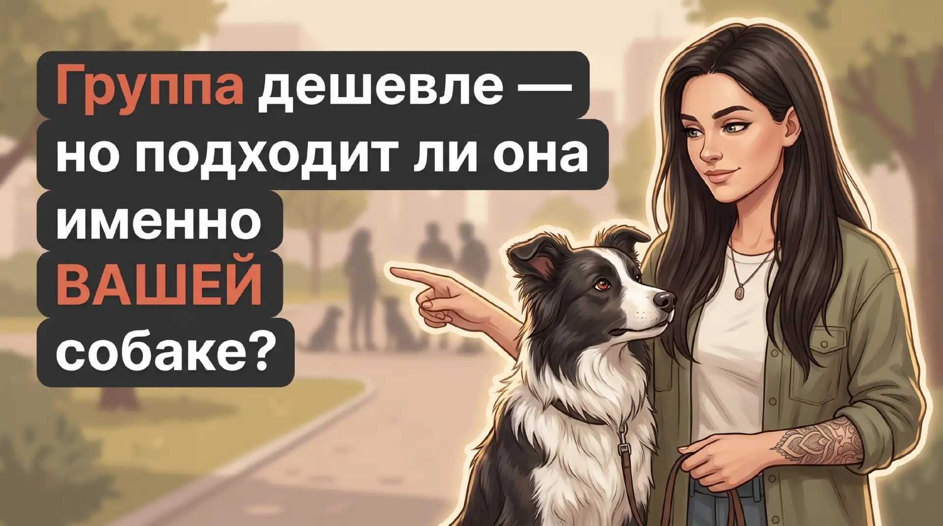 Группа дешевле, но что чувствует ваша собака? 🐶