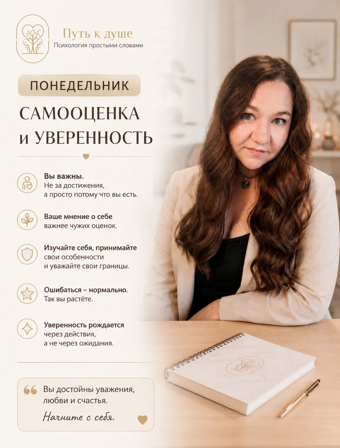 ПОНЕДЕЛЬНИК. САМООЦЕНКА И УВЕРЕННОСТЬ