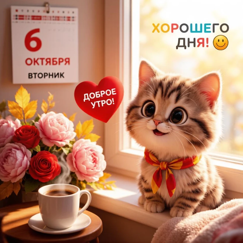 Доброе утро! 🌸❤😊