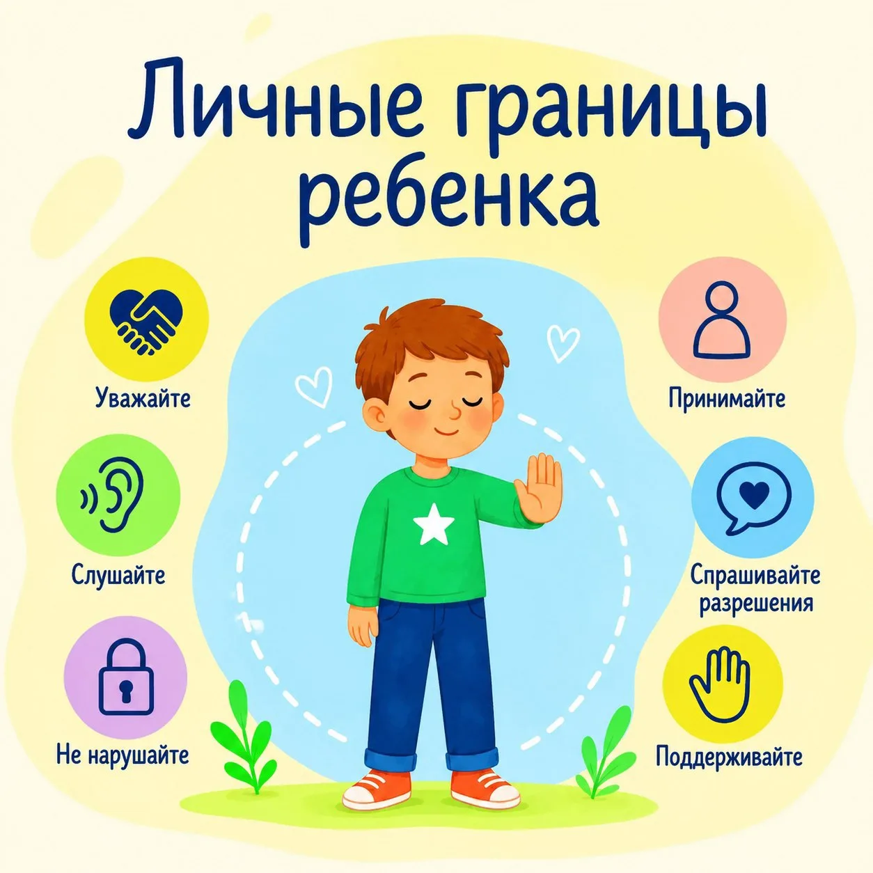 🛡️ Личные границы ребёнка: как научить малыша защищать себя и уважать других

Сегодня поговорим о т