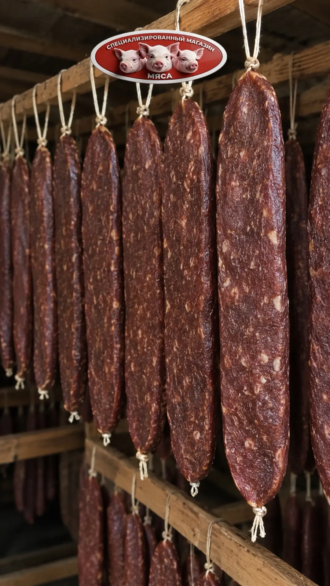 🥩 Скоро в продаже — суджук собственного производства!