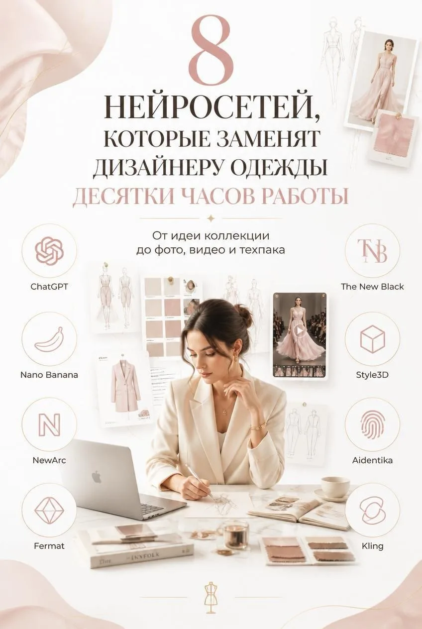 8 нейросетей, которые заменят дизайнеру одежды десятки часов работы