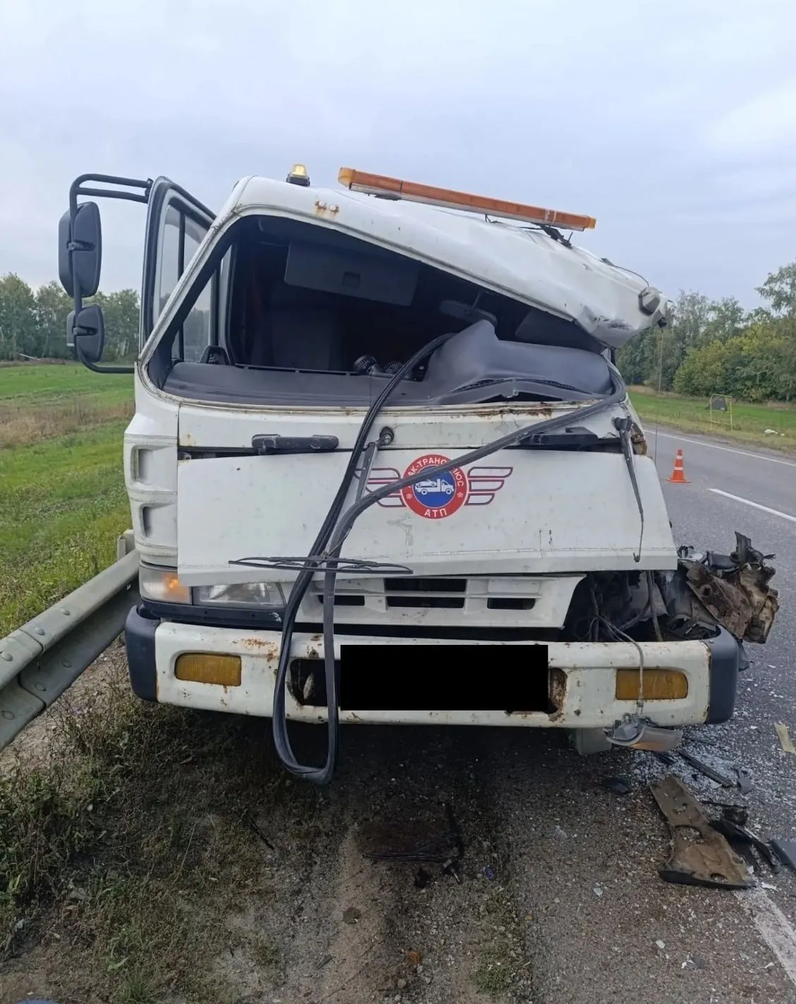 🚘‼️В Ржаксинском округе в ДТП пострадал водитель эвакуатора