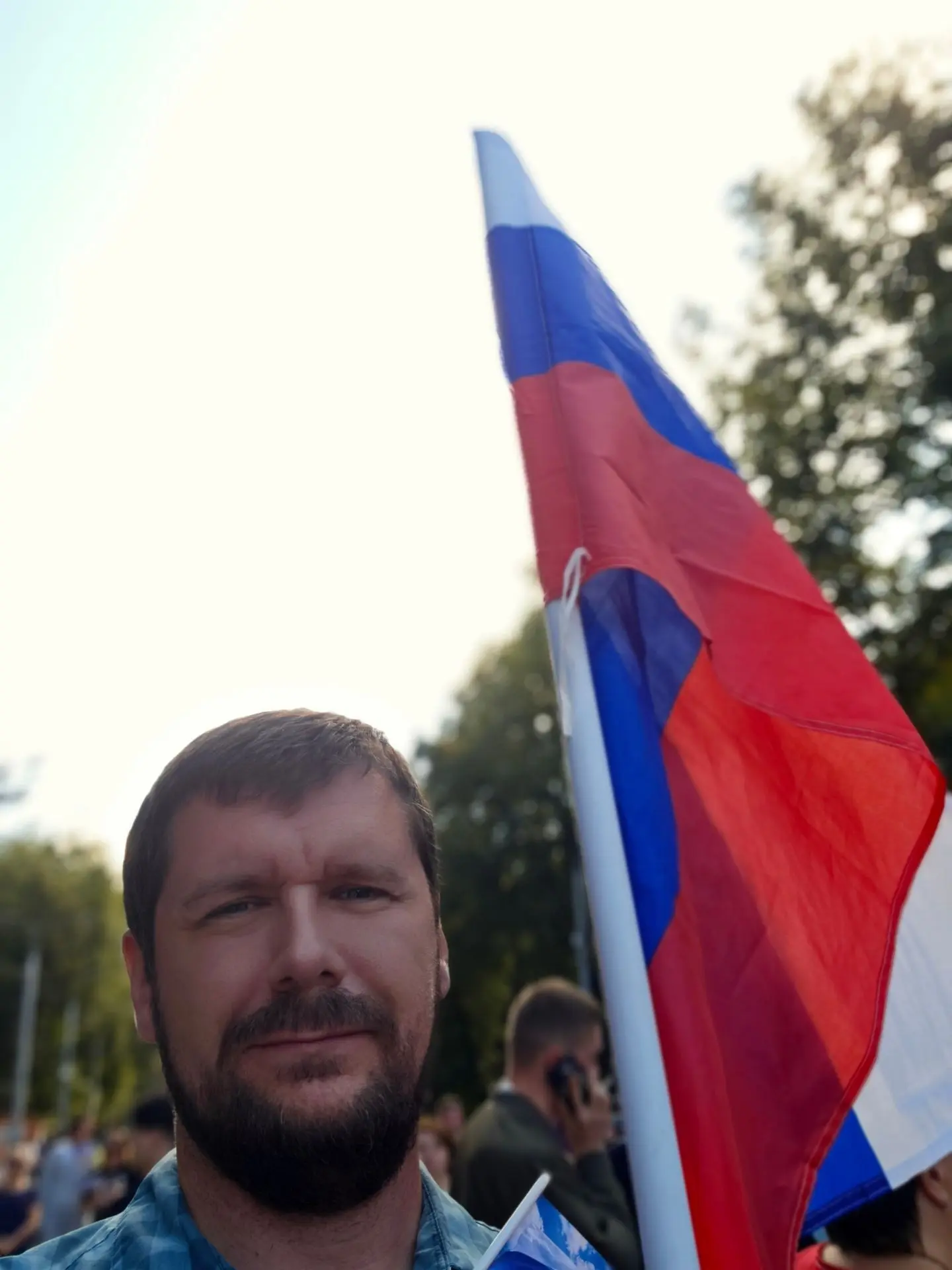 В рязанском Лесопарке торжественно отметили День Государственного флага России