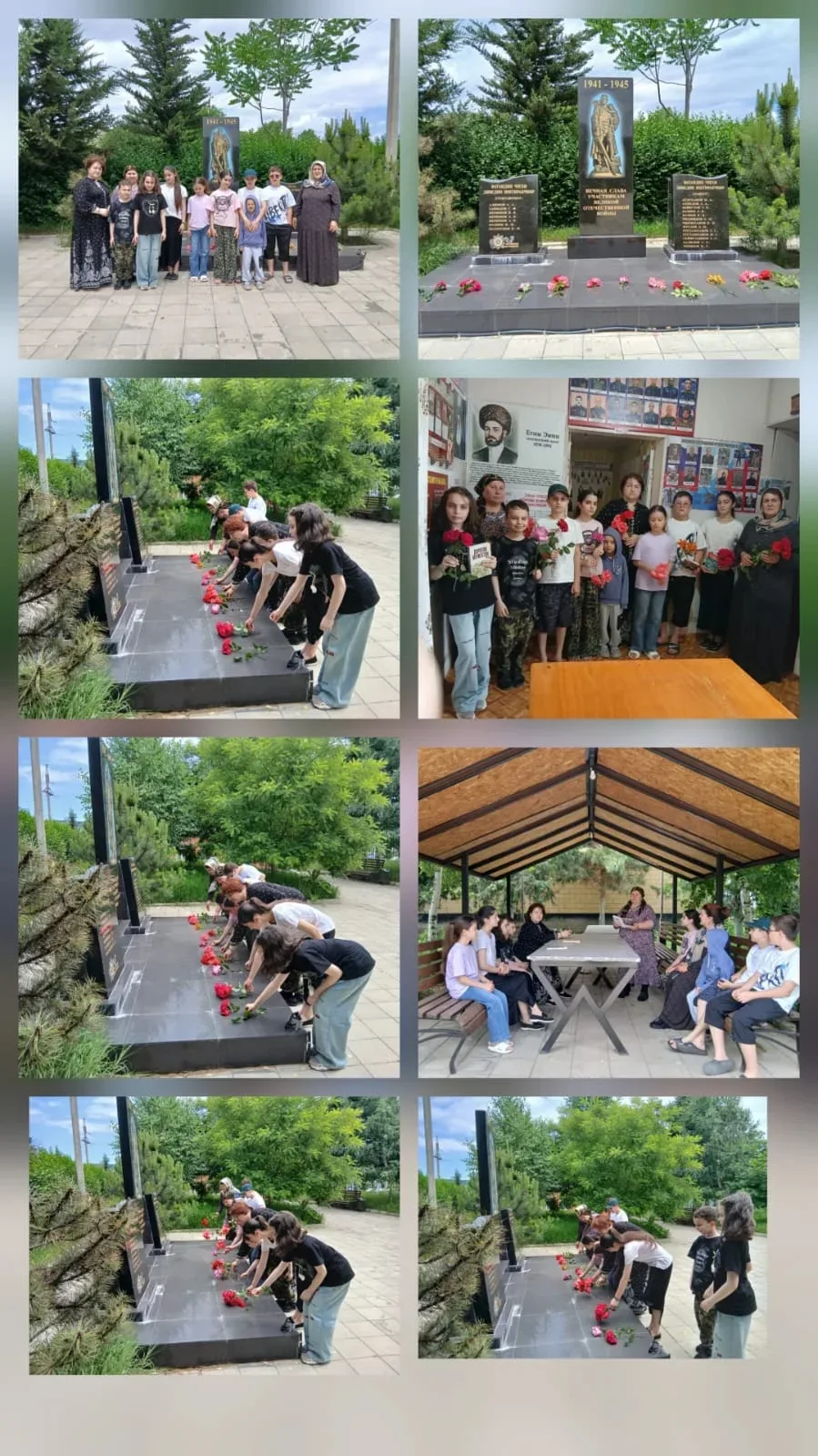 В День памяти и скорби, заведующая Сардаркентской с/б Селимова Саядпери Юсуфовна совмес...