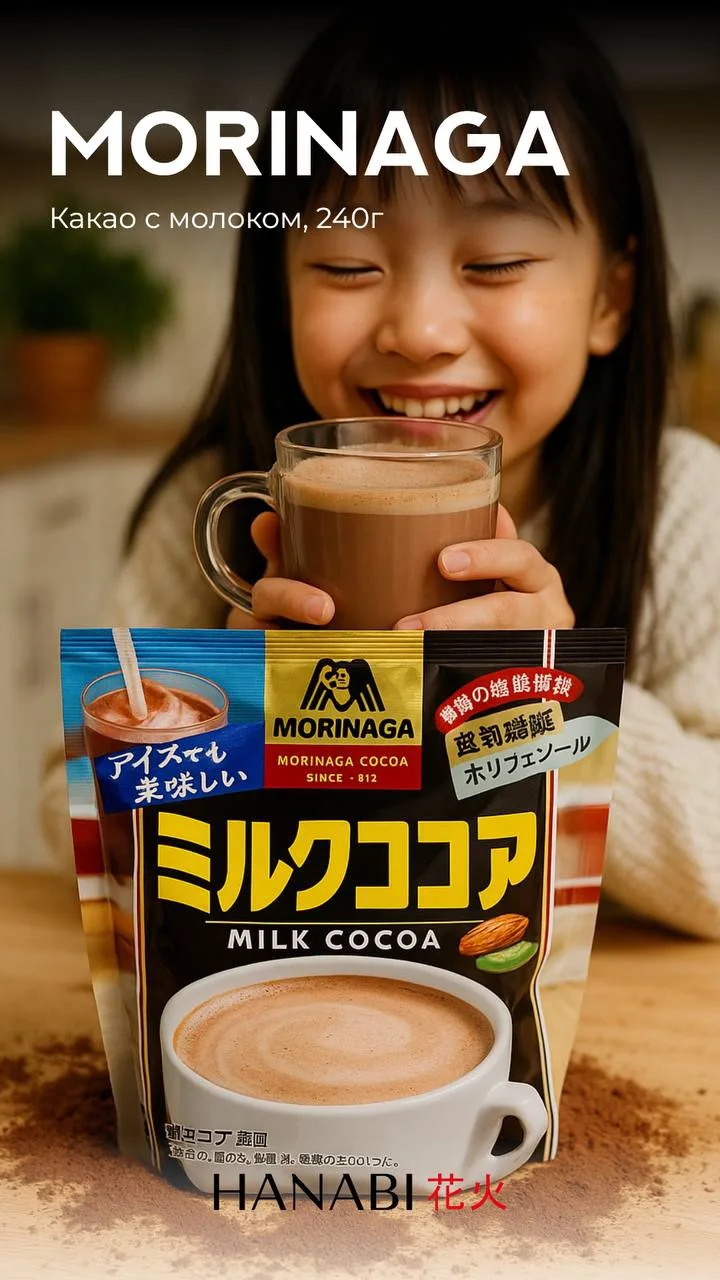 Что может вернуть нас в детство? 
- Нежный вкус какао ☕️

MORINAGA Milk Cocoa - классический молочны
