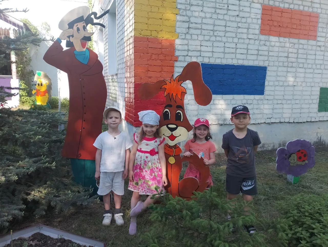 Наши зверюшки вновь встретились  с детьми!🤗