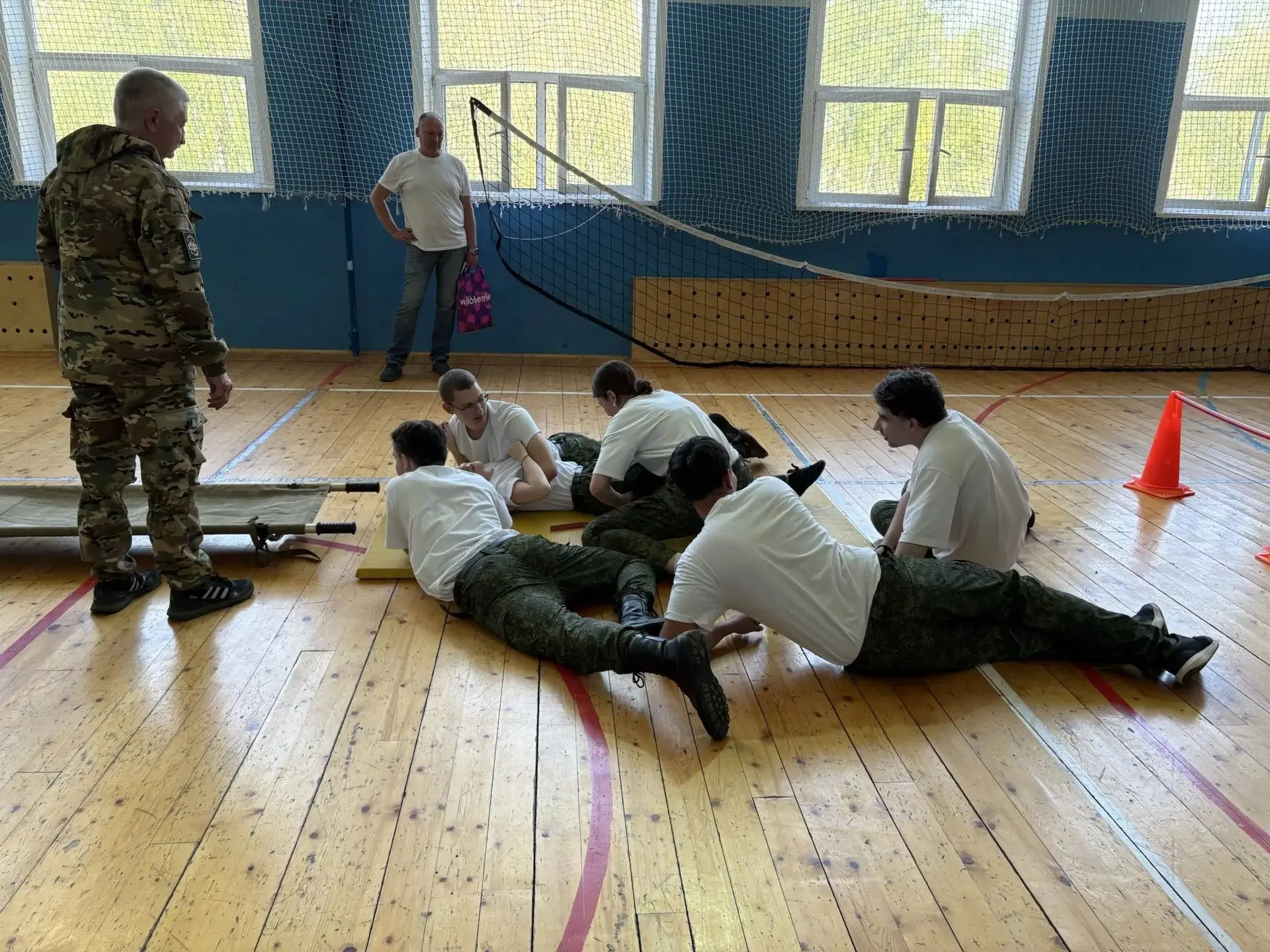 Ученики МОУ СОШ №26 приняли участие в  военно‑патриотической  игре «Зарница 2.0» Ученики нашей школы