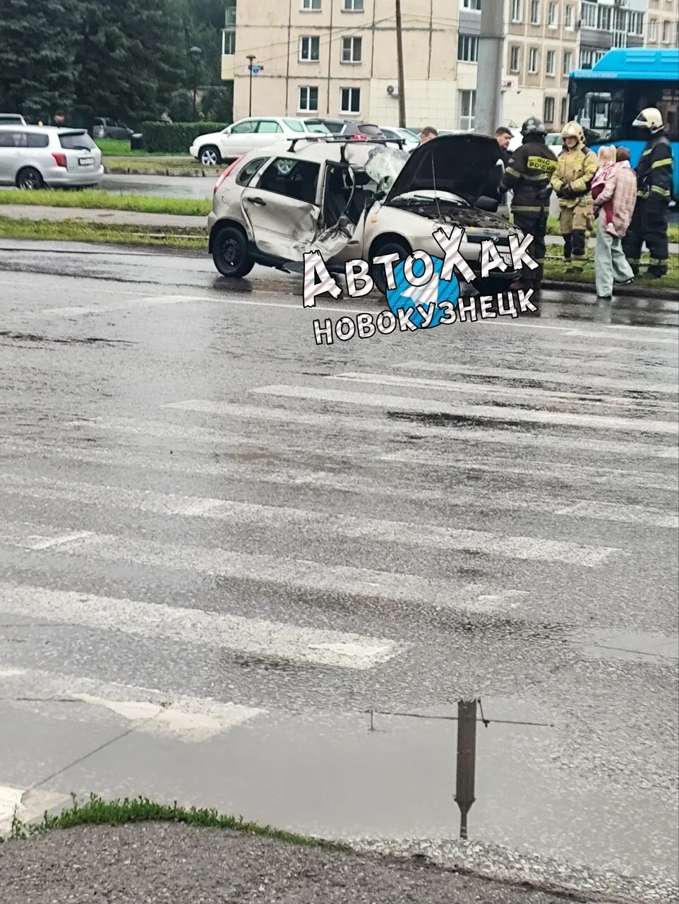 Фото с места дтп на советской площади.