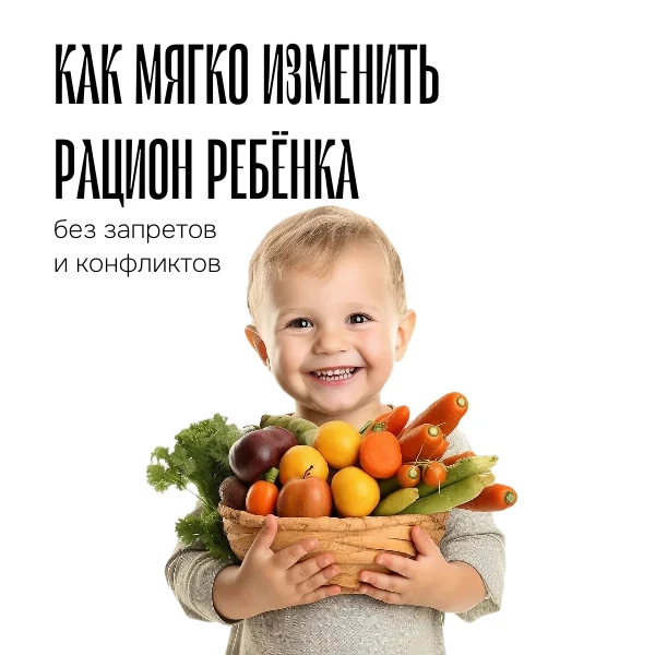 Снизить количество добавленного сахара, насыщенных жиров и промышленных трансжиров в де...