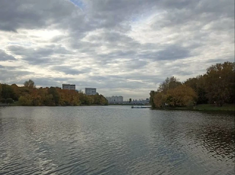 🍂 Парк Шкулёва в Текстильщиках в осенних красках