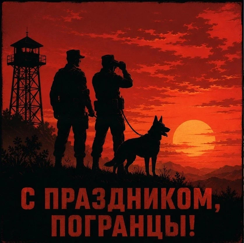Добрый вечер! Друзья, всех причастных, от души поздравляем с Днем пограничника! Это праздник отважны