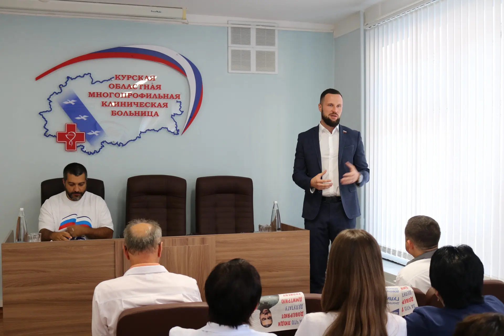 🇷🇺 Вместе с коллегами-депутатами Михаилом Лукашовым и Дмитрием Гулиевым провели встре...