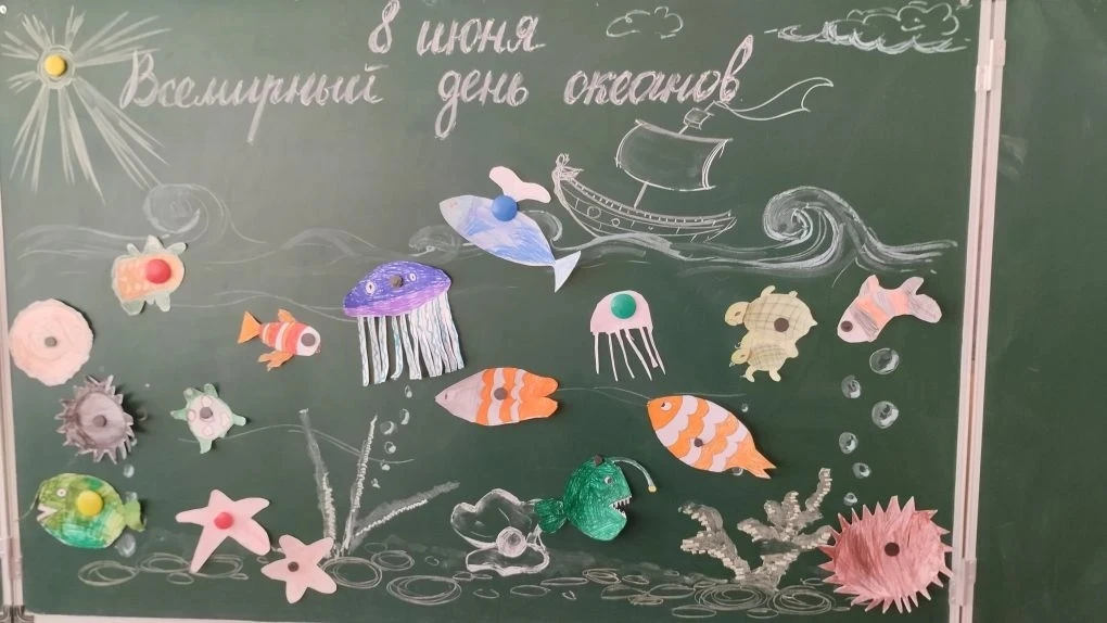 🌊 8 июня, во Всемирный день океанов, в нашем отряде прошло творческое мероприятие. Дети с интересом