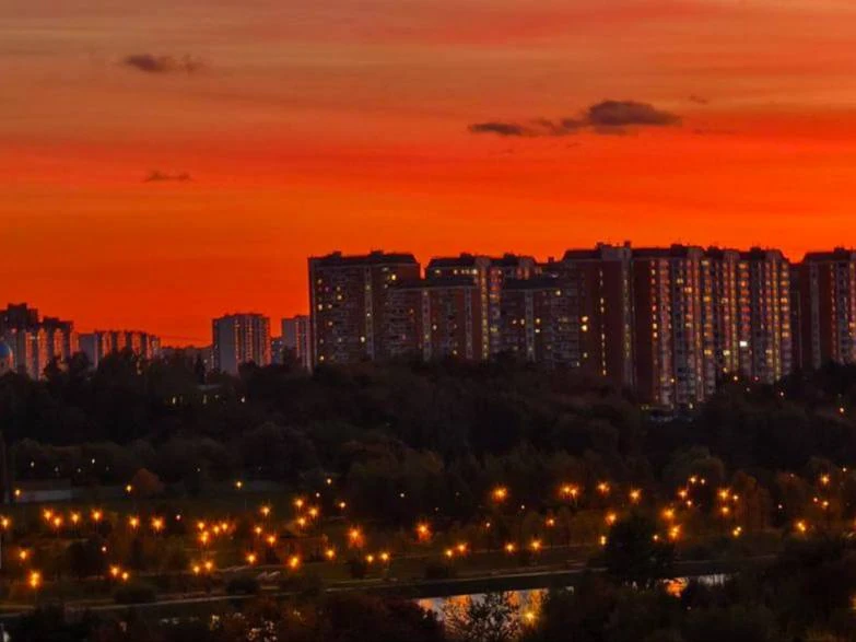🌅 Сегодняшний закат в Марьино впечатлил жителей
