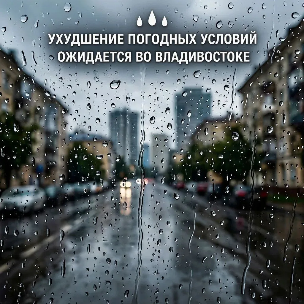 ☔Во Владивостоке в последний день сентября будет дождь и гроза