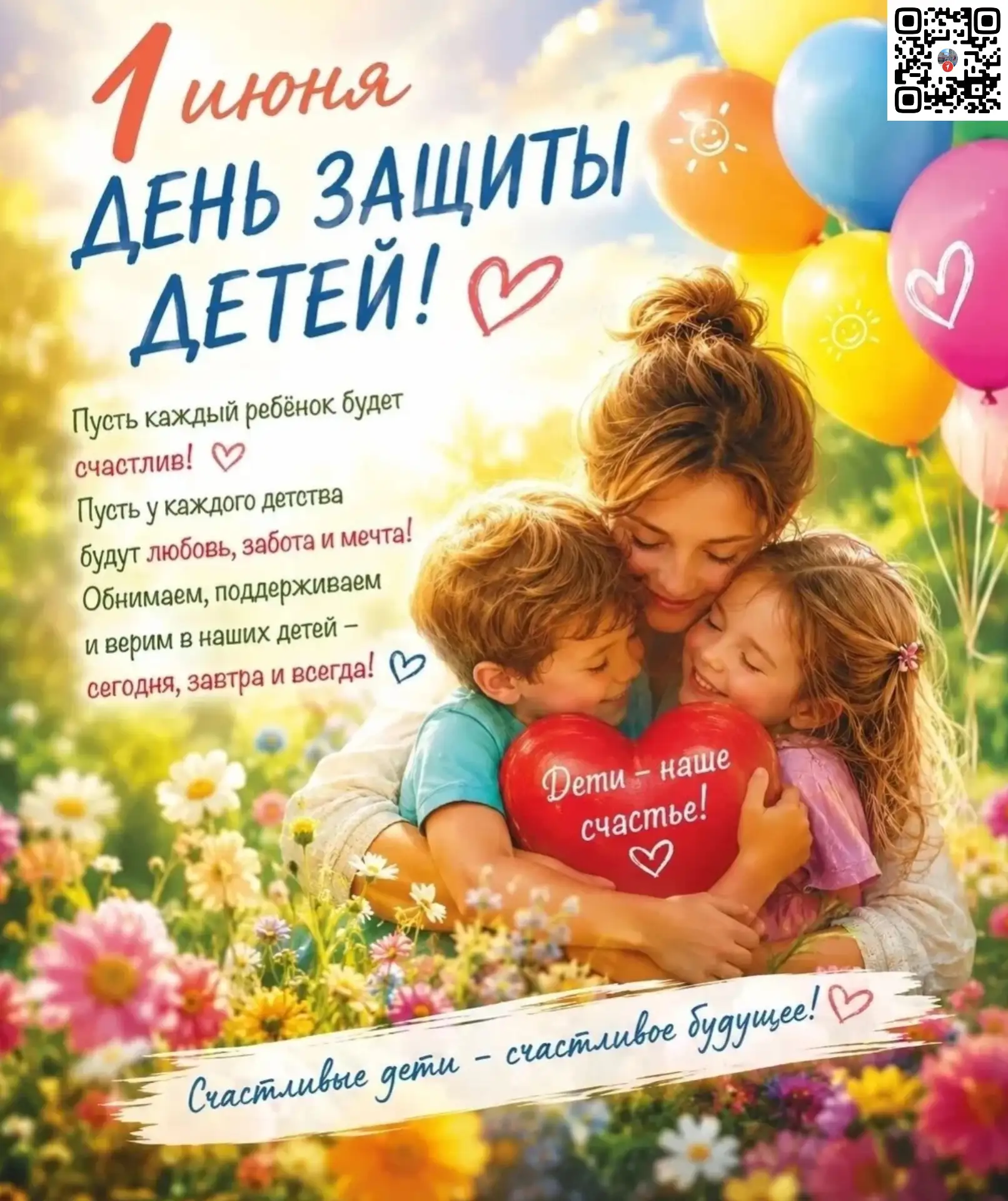 🧸🪁Поздравляем с Днём защиты детей! Наше будущее — в их руках. Давайте вместе сделаем ...