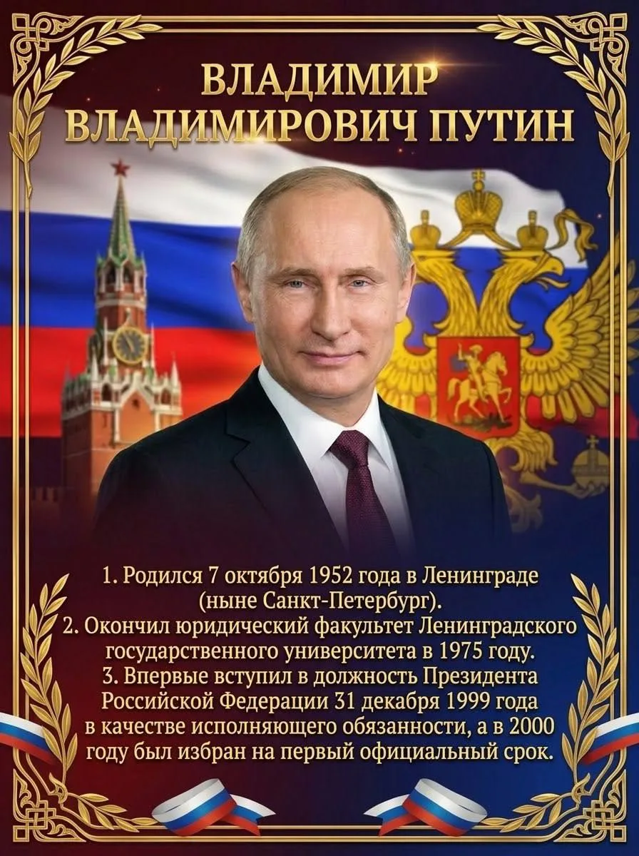 Сегодня 74 года исполняется президенту России Владимиру Путину