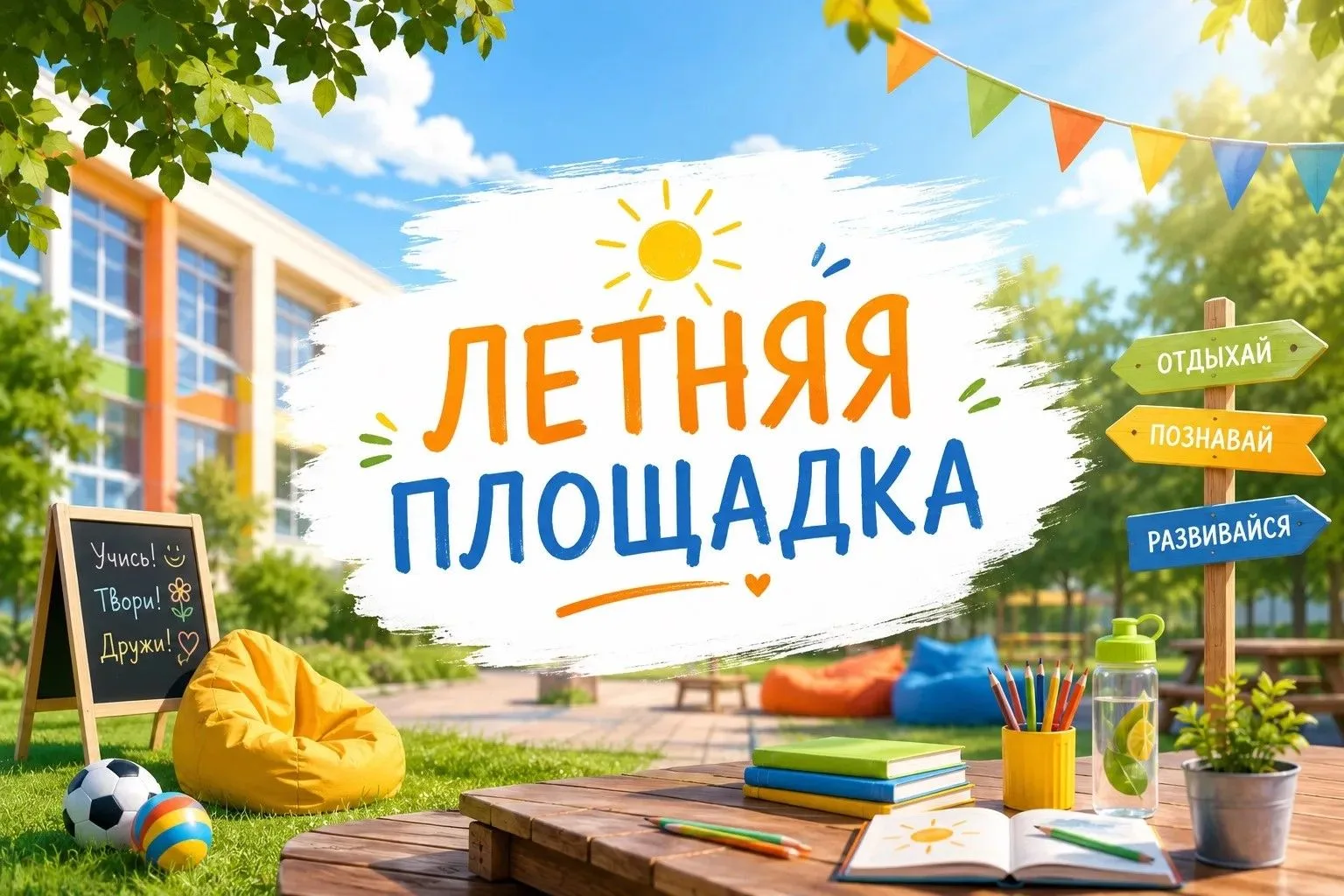🌞🏝️ В лагере "Остров лета" 4 июня прошел незабываемый День талантов на Острове творчества! 🎤🎶 Ре