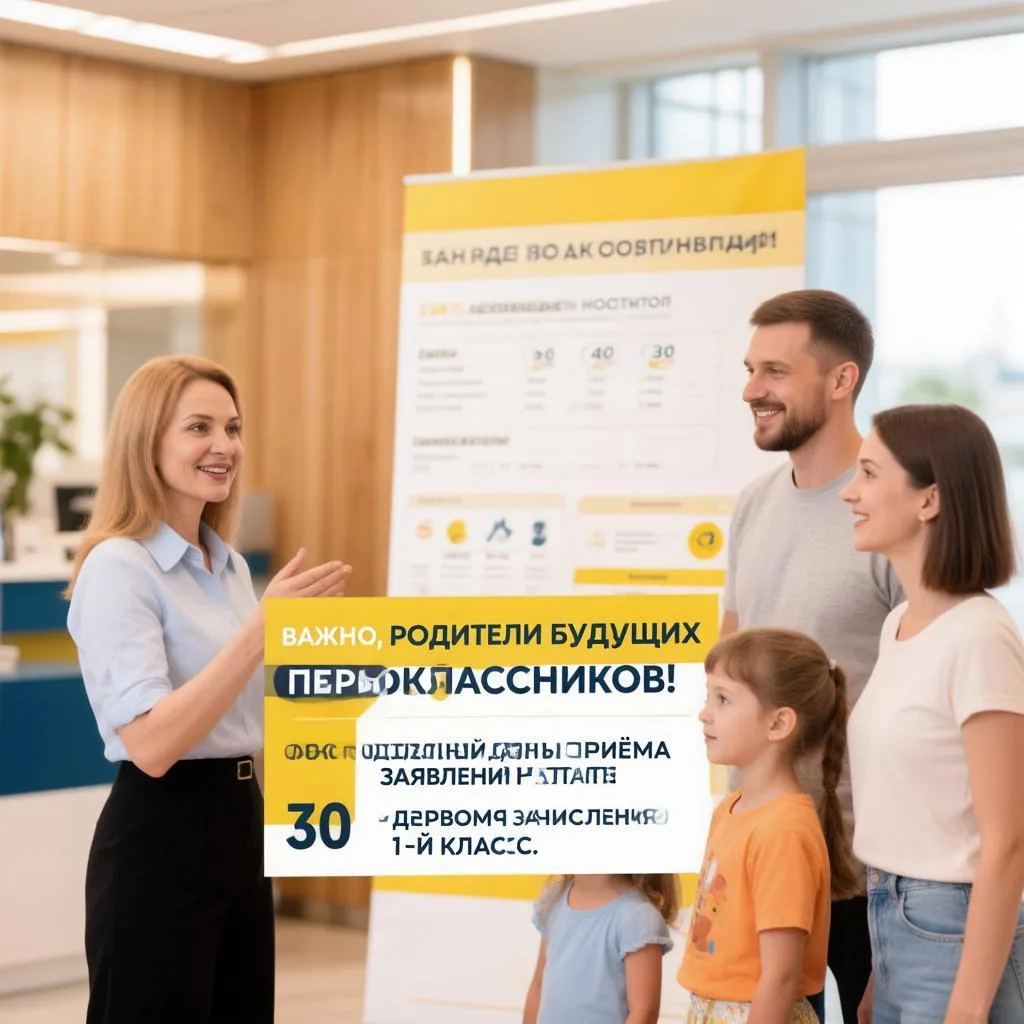 ВНИМАНИЕ, родители будущих первоклассников!

30 июня — последний день приёма заявлений на первом эта