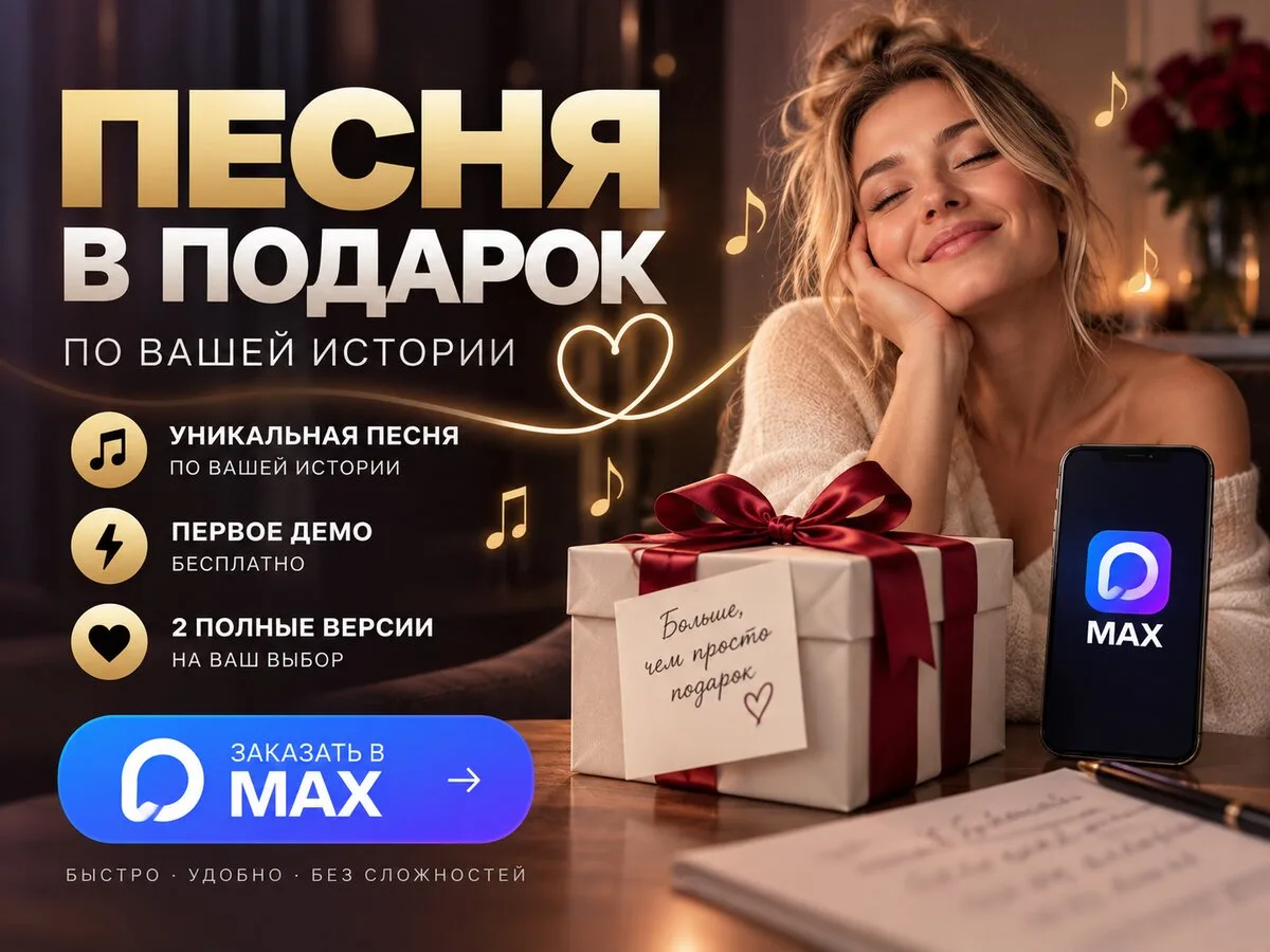 Песня в подарок по вашей истории - первое демо бесплатно