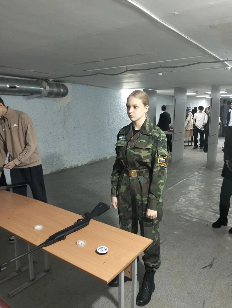 🏆1 место в личном зачёте в соревнованиях по пулевой стрельбе из пневматической винтовки заняла ❗️Ков