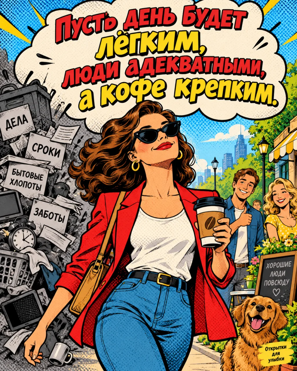 ☀ Пусть сегодня всё получается без лишних нервов!