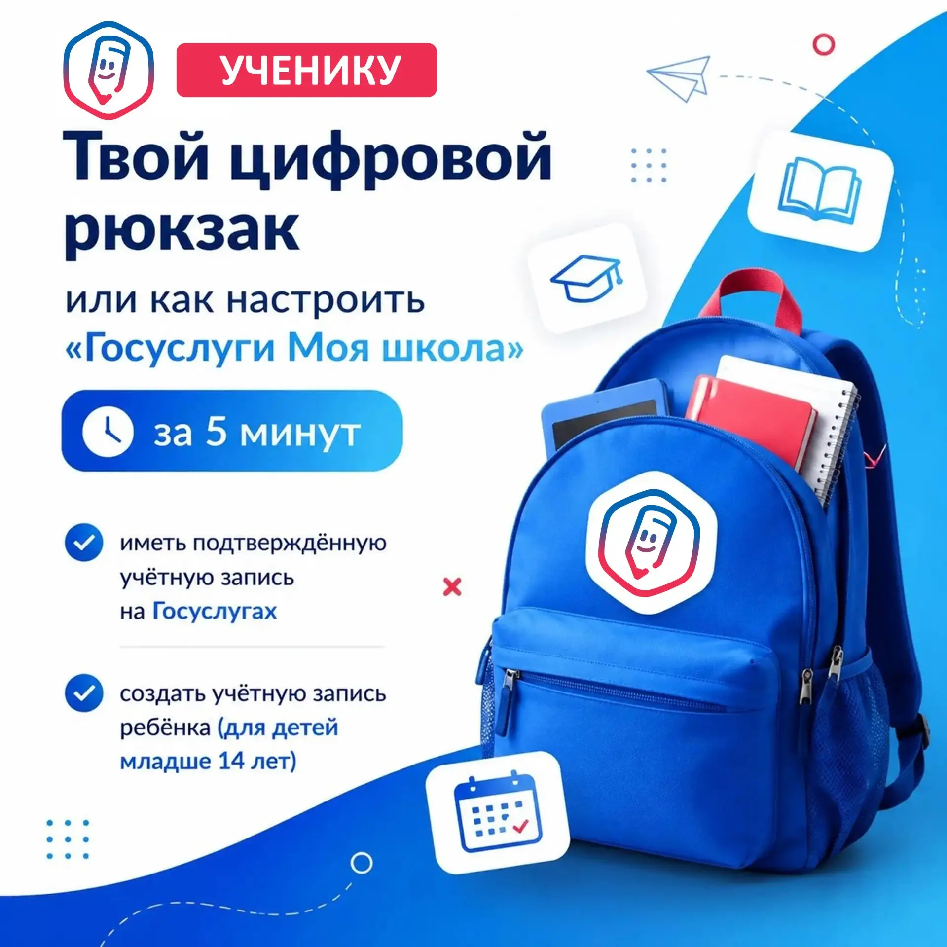 Твой цифровой рюкзак или как настроить