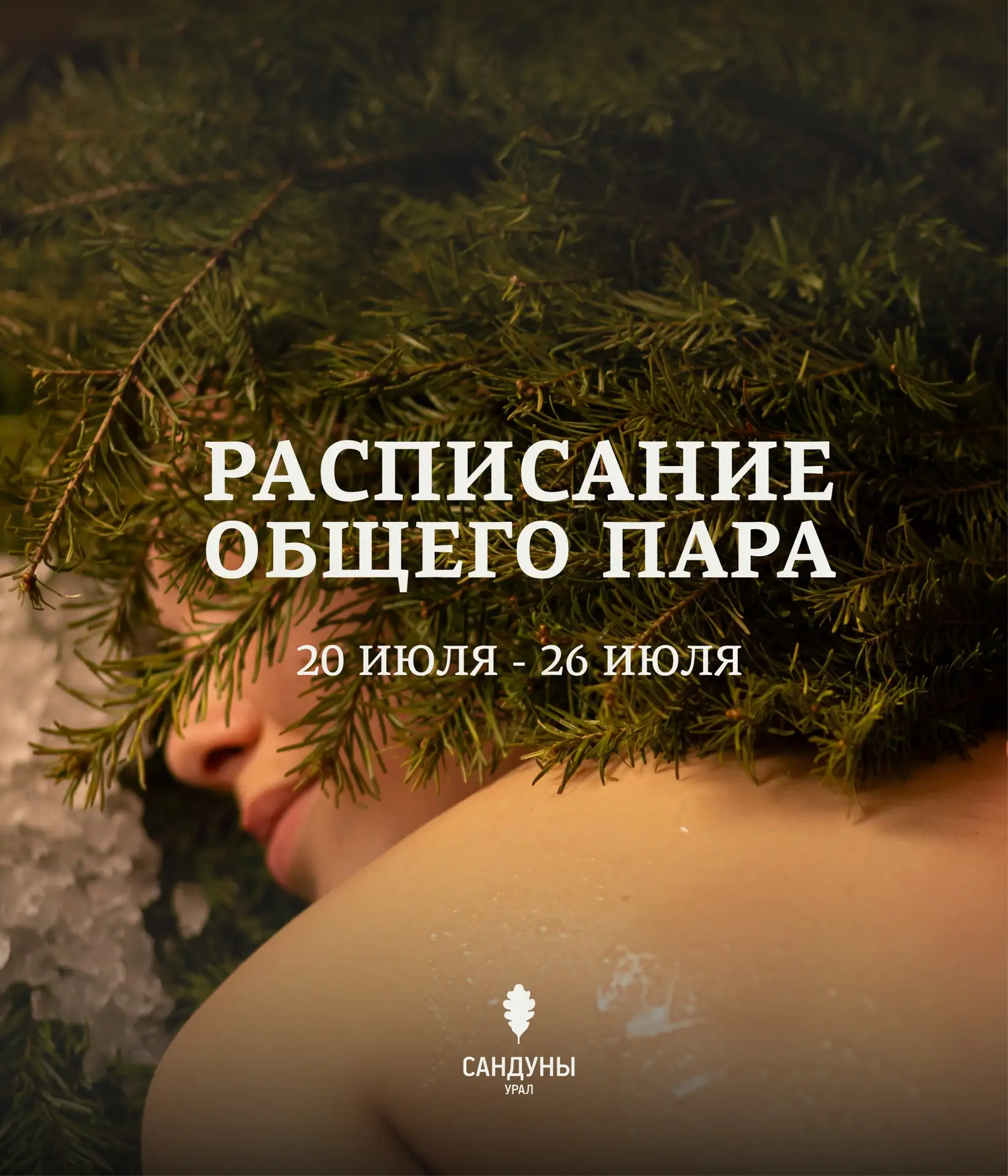 Общий пар🌿
Расписание 20 - 26 июля

Моем полы, стены и бассейн, готовим к вашему отдыху: 

Высший и