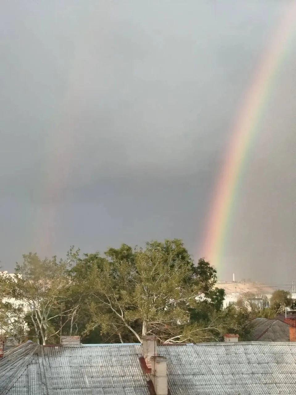 🌈 Двойная радуга в последний день сентября