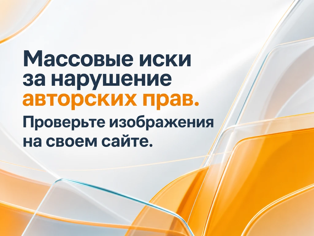 Массовые иски за нарушение авторских прав. Проверьте изображения на своем сайте.