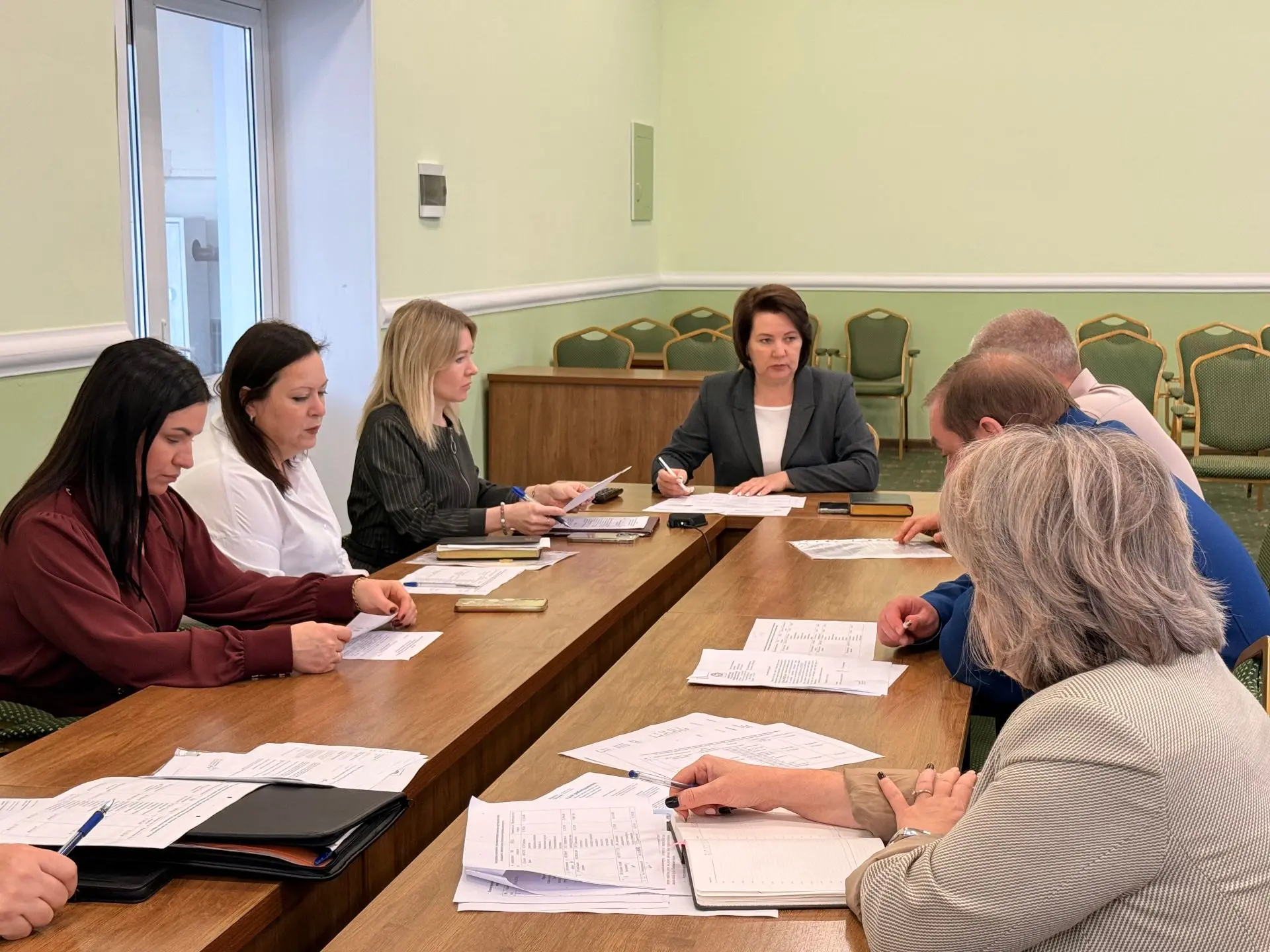 Сегодня под председательством заместителя главы администрации Рассказовского муниципаль...