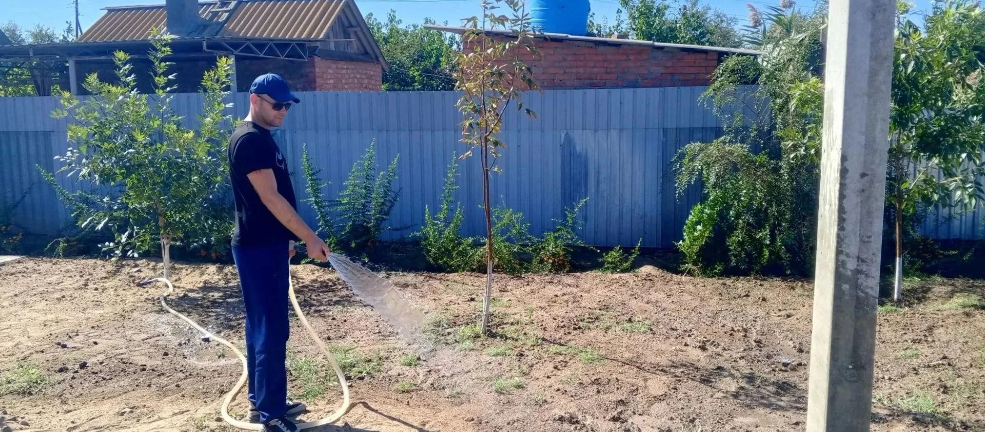 В селе Началово продолжается благоустройство парковой зоны на улице Суворова