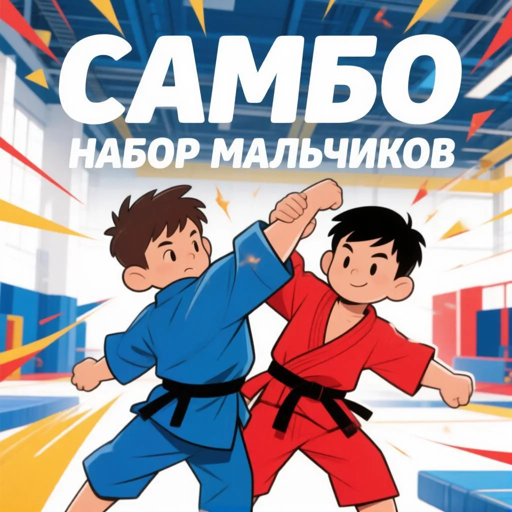⚡ Самбо ждёт своих героев! Набор мальчиков 7–17 лет!