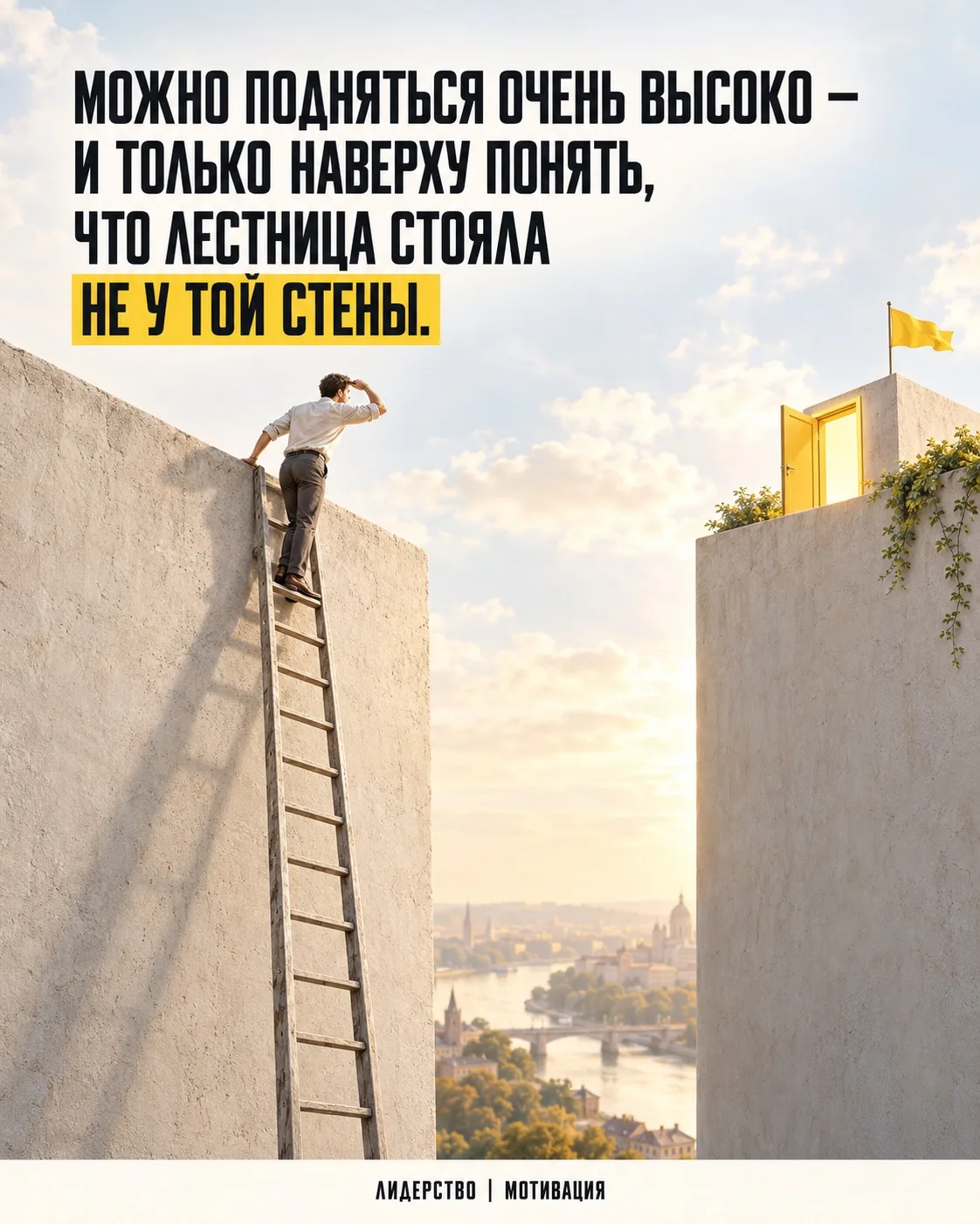 Иногда нужно не стараться сильнее, а честно спросить себя: туда ли вы вообще поднимаетесь?