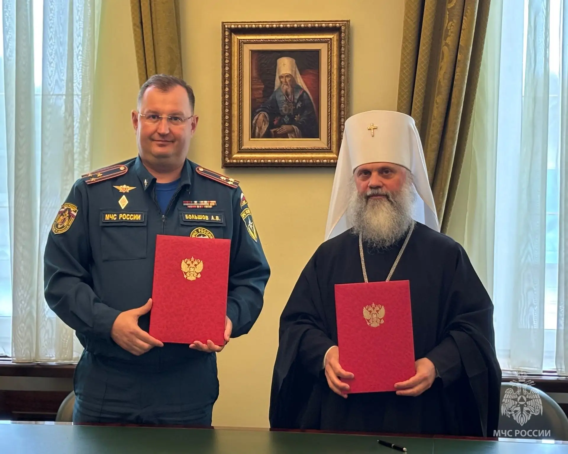 Главное управление МЧС России по Ивановской области и Иваново-Вознесенская Епархия закл...