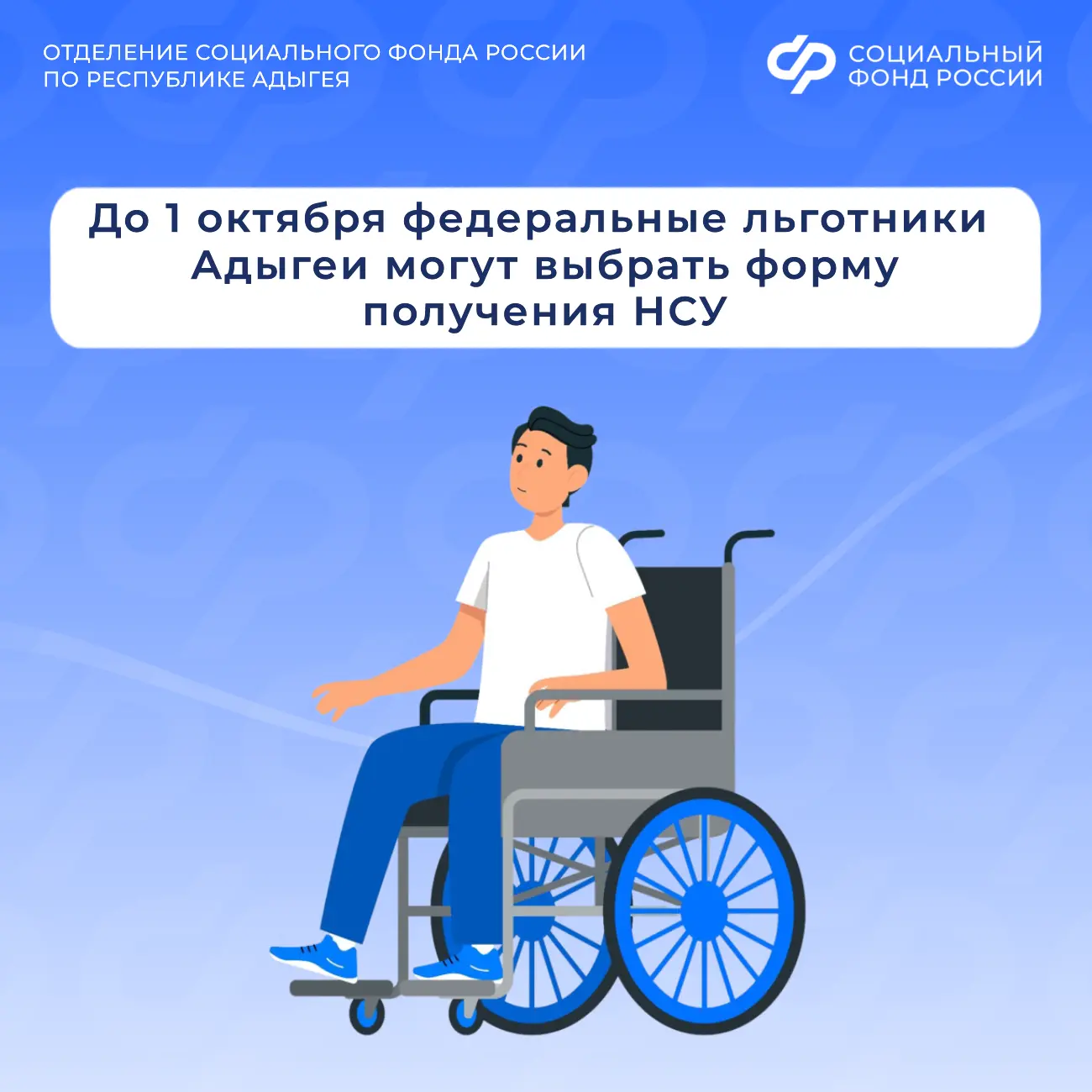 🔹 Набор социальных услуг (НСУ) назначают федеральным льготникам автоматически вместе с...