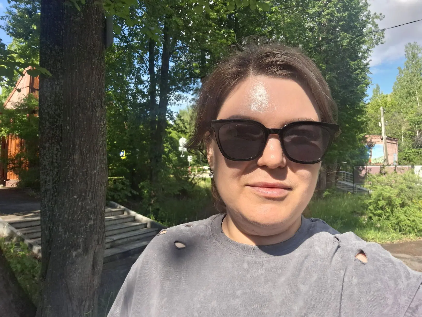 💕Сегодня объезжали важные для сердечек места и решили показать ребятам красивый парк🌲...
