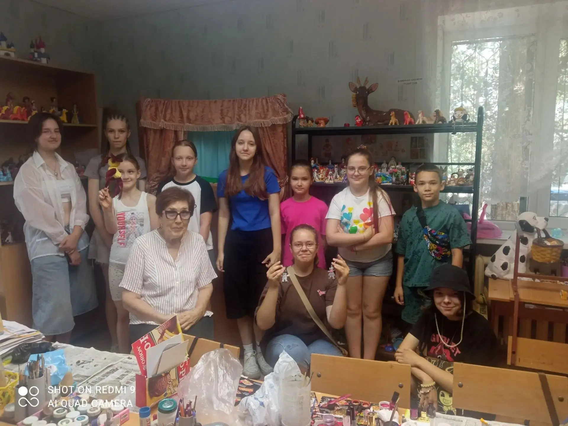 В клубе "Лазорик" открылась вторая смена летней творческой площадки для учащихся Центра...