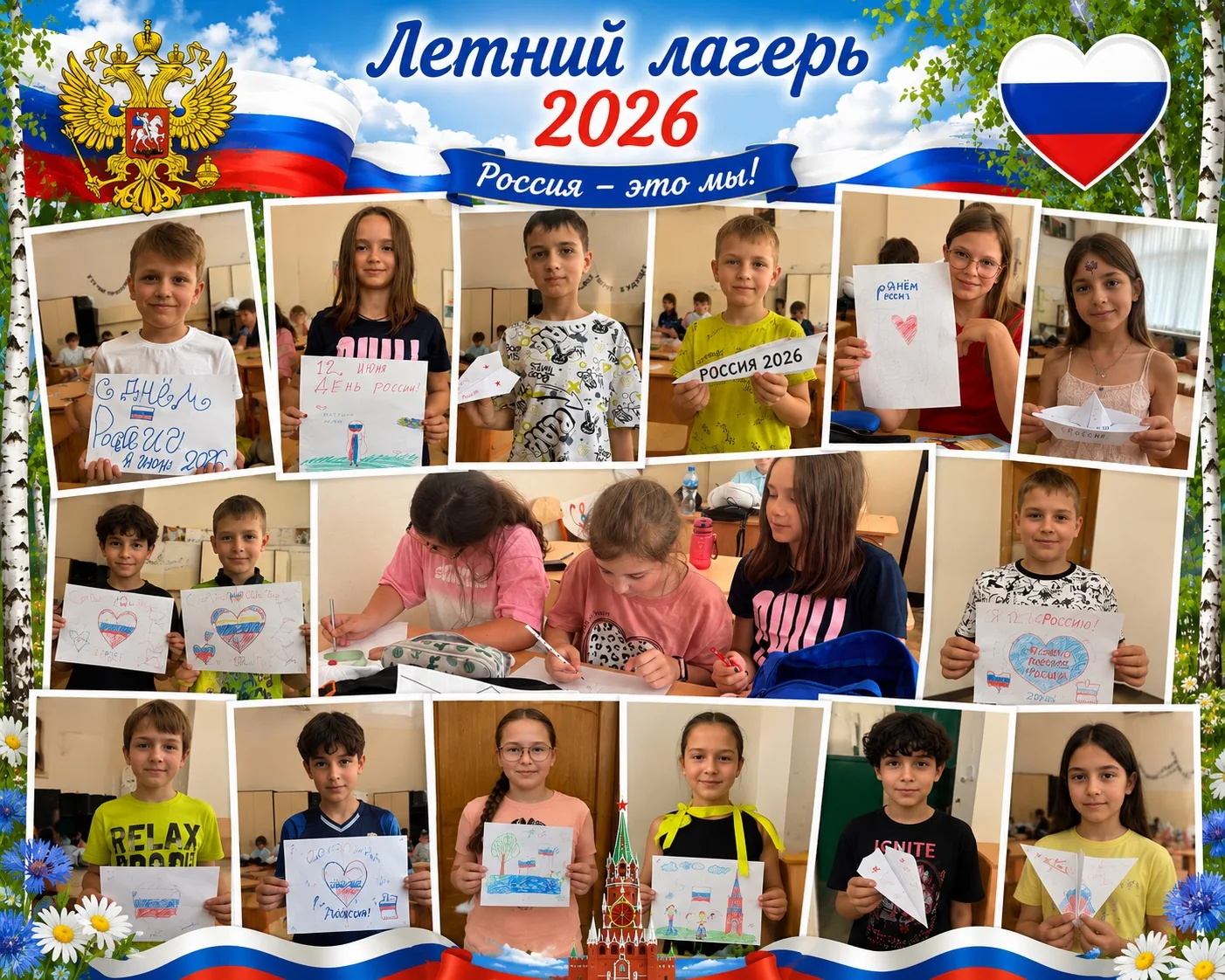 Космос, творчество и любовь к Родине: как прошёл день старшего отряда в центре образования -школа 37
