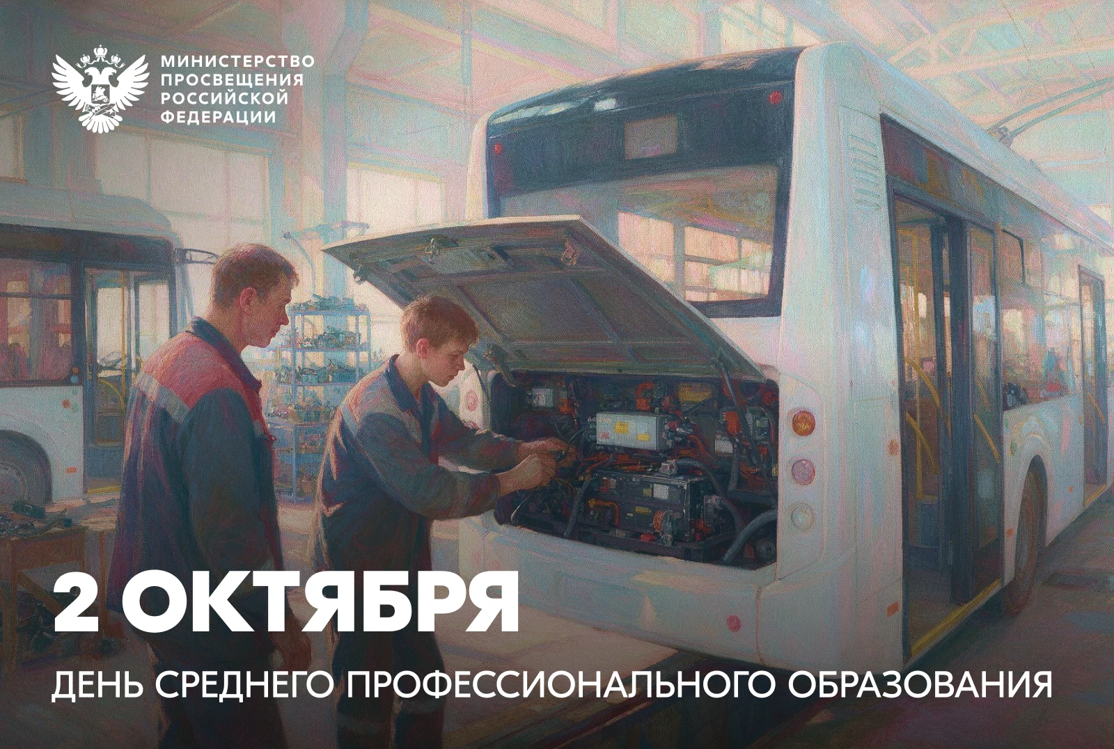 🔨Министр просвещения РФ Сергей Кравцов поздравил с Днём среднего профессионального обр...