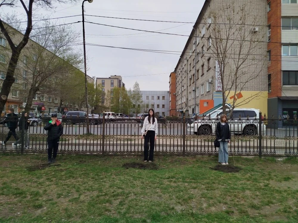 Сегодня наша школа с гордостью присоединилась к всероссийской акции «Сад памяти». На территории школ