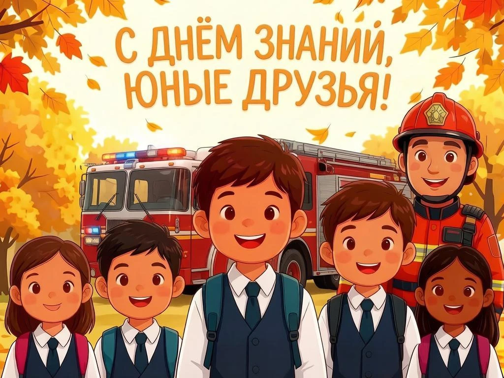 ПСО Приморского района поздравляет всех детей и родителей с началом нового учебного год...